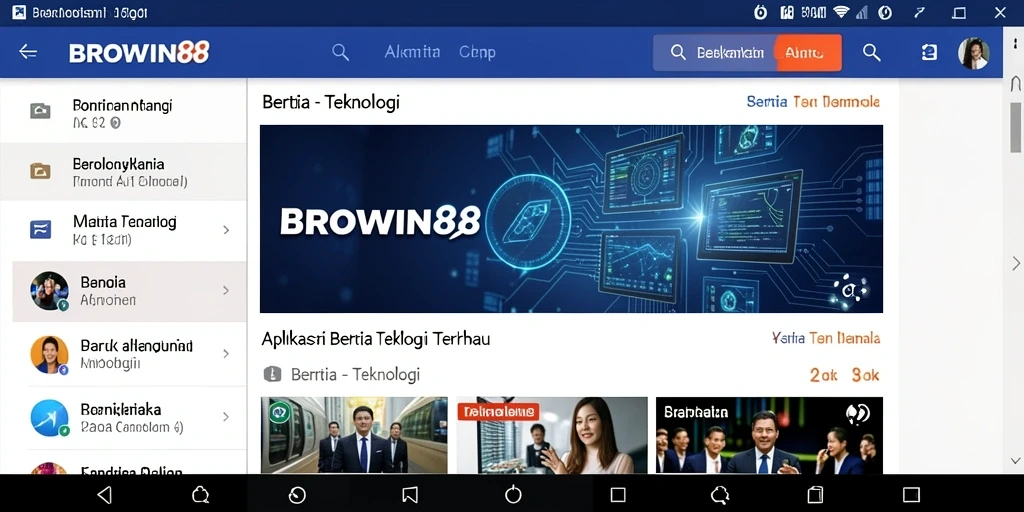 Antarmuka modern dan berfungsi dari BROWIN88
