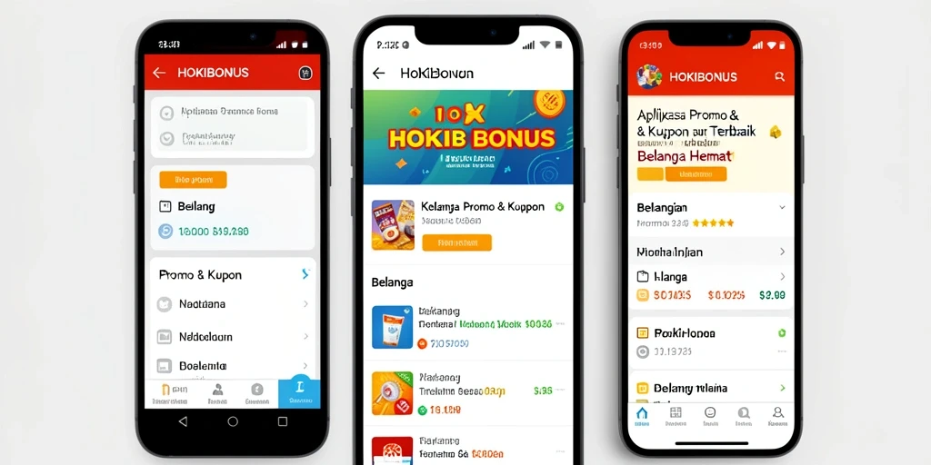 Tampilan antarmuka HOKIBONUS yang memudahkan pencarian kupon.