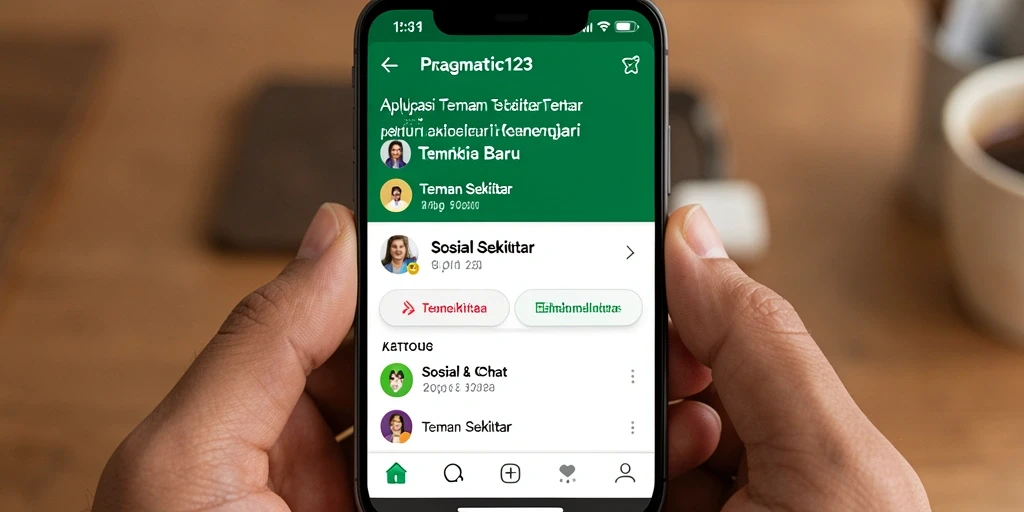 Antarmuka pengguna yang ramah dan mudah digunakan untuk menemukan teman baru.
