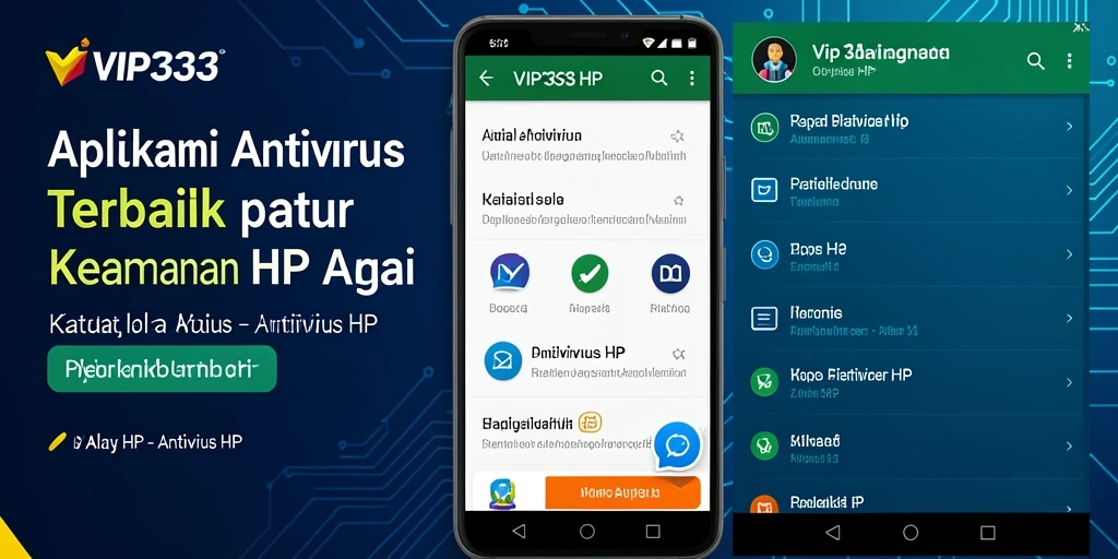 Tampilan antarmuka VIP333 yang sederhana dan intuitif.